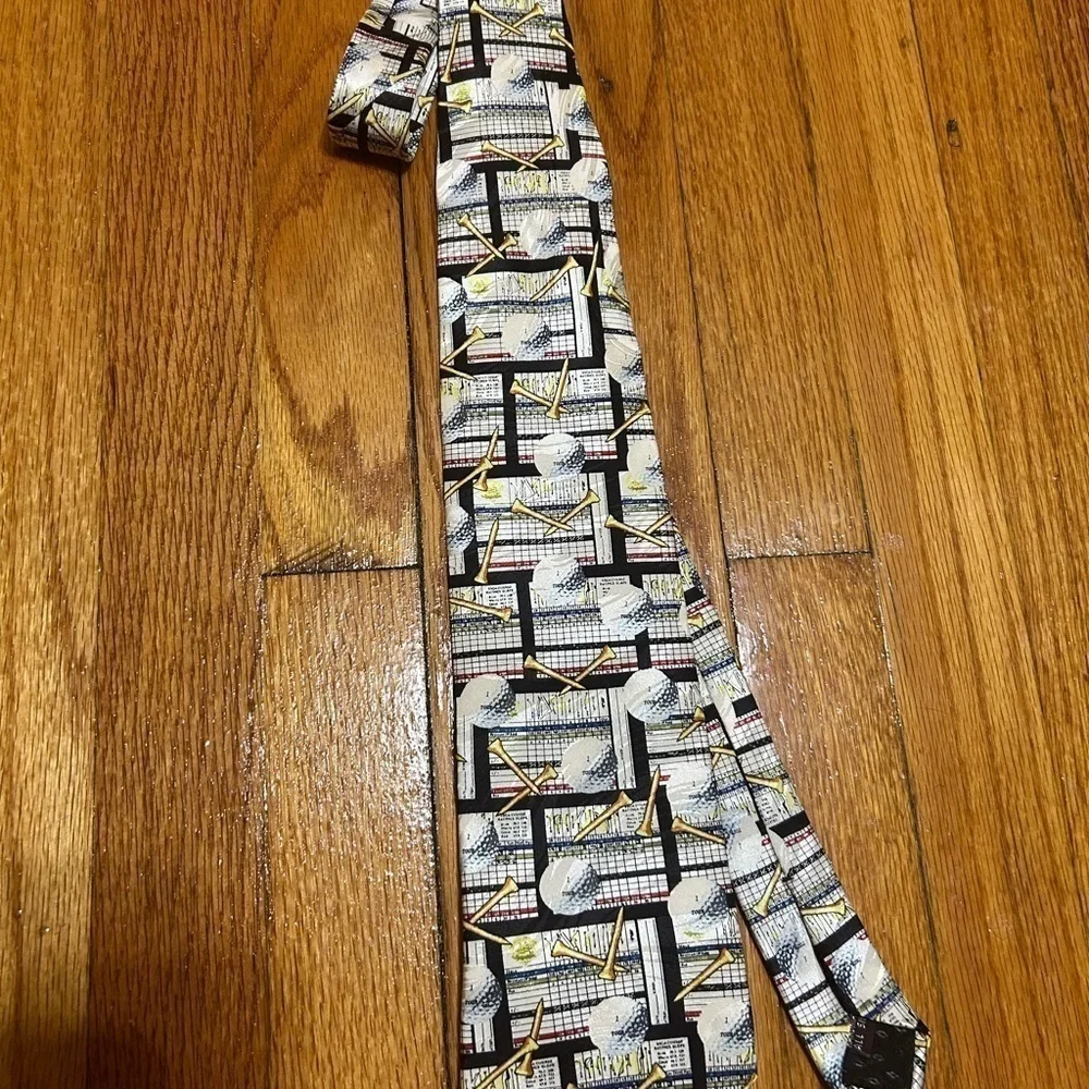 Men's Golf Neckties, Crooks & Creed London Pure Silk